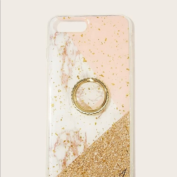 NWT! Marble print iPhone 11 case with ring - Picture 3 of 6